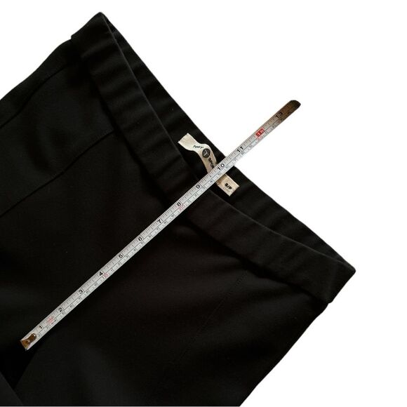 Tory Burch Sport Ponte Flared Black Pull-up Pants Size Small - Picture 8 of 10